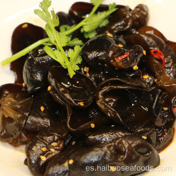 Fungus negro en salsa de vinagre